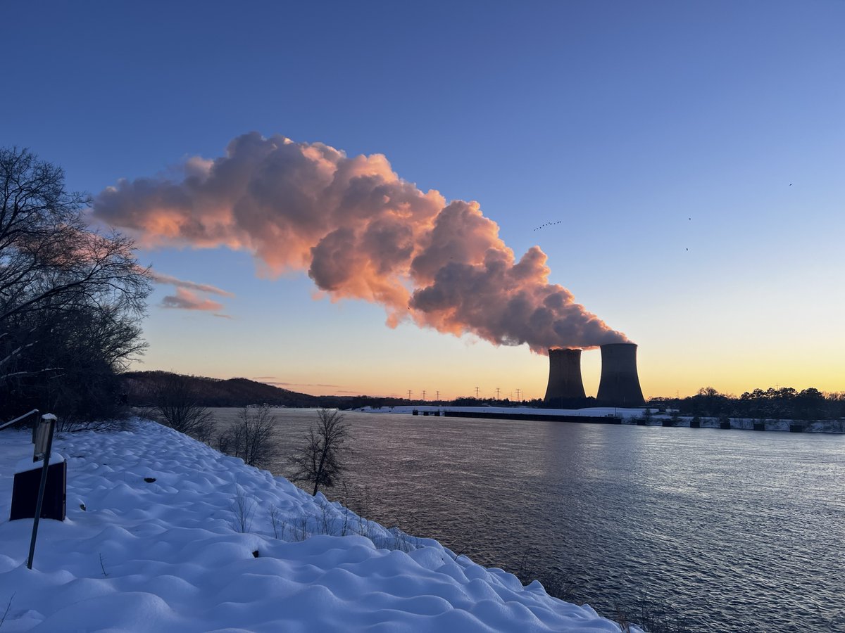 This morning's preliminary peak power demand was 34,526 megawatts at a system average temperature of 4 degrees - setting an all-time TVA record. The previous record was 33,482 MW in Aug. 2007. Extremely cold temperatures across the region continue to drive up the demand for