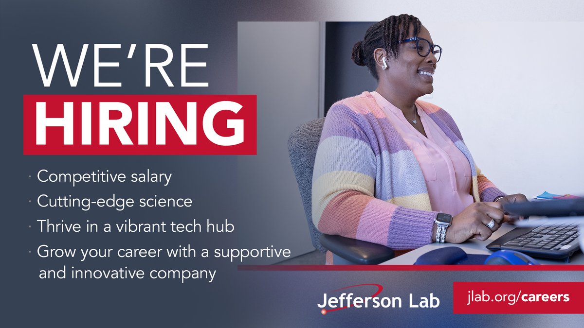 JLab_News's tweet image. Jefferson Lab seeks HR manager to lead Compensation and Benefits Program! 

Learn more and apply at: bit.ly/3tMPvbt