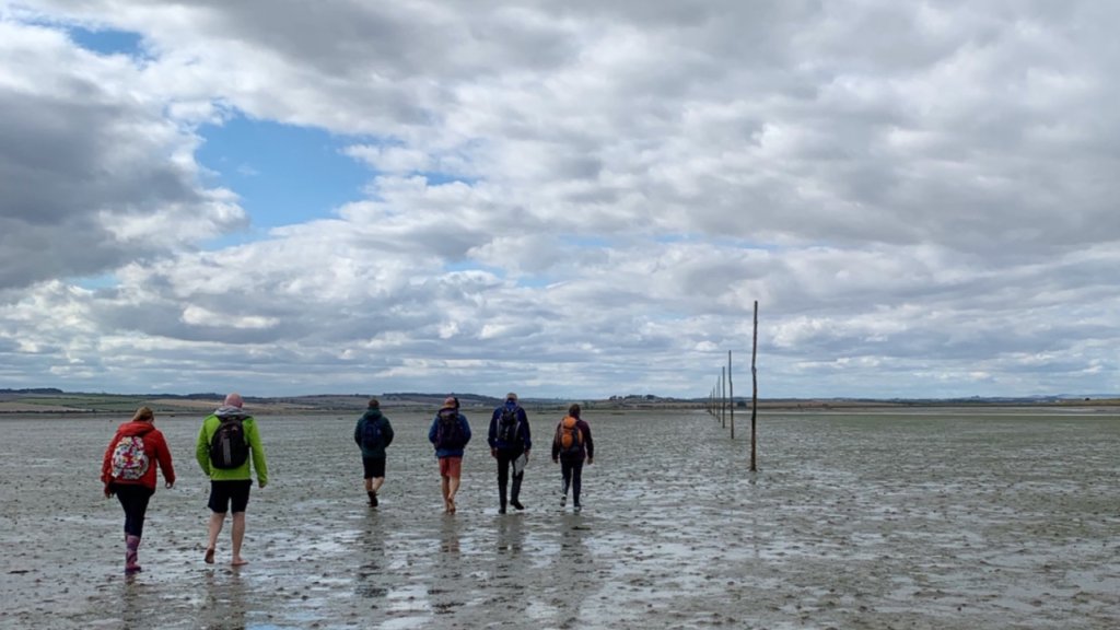 If you're in the UK and fancy a mini pilgrimage with a difference why not follow the Pilgrim's Way to Holy Island? You can drive across the causeway but it's much more fun to walk across the sands - just keep an eye on the tides!! ⬇️ #VisitNorthumberland alisononfoot.com/walking-the-pi…