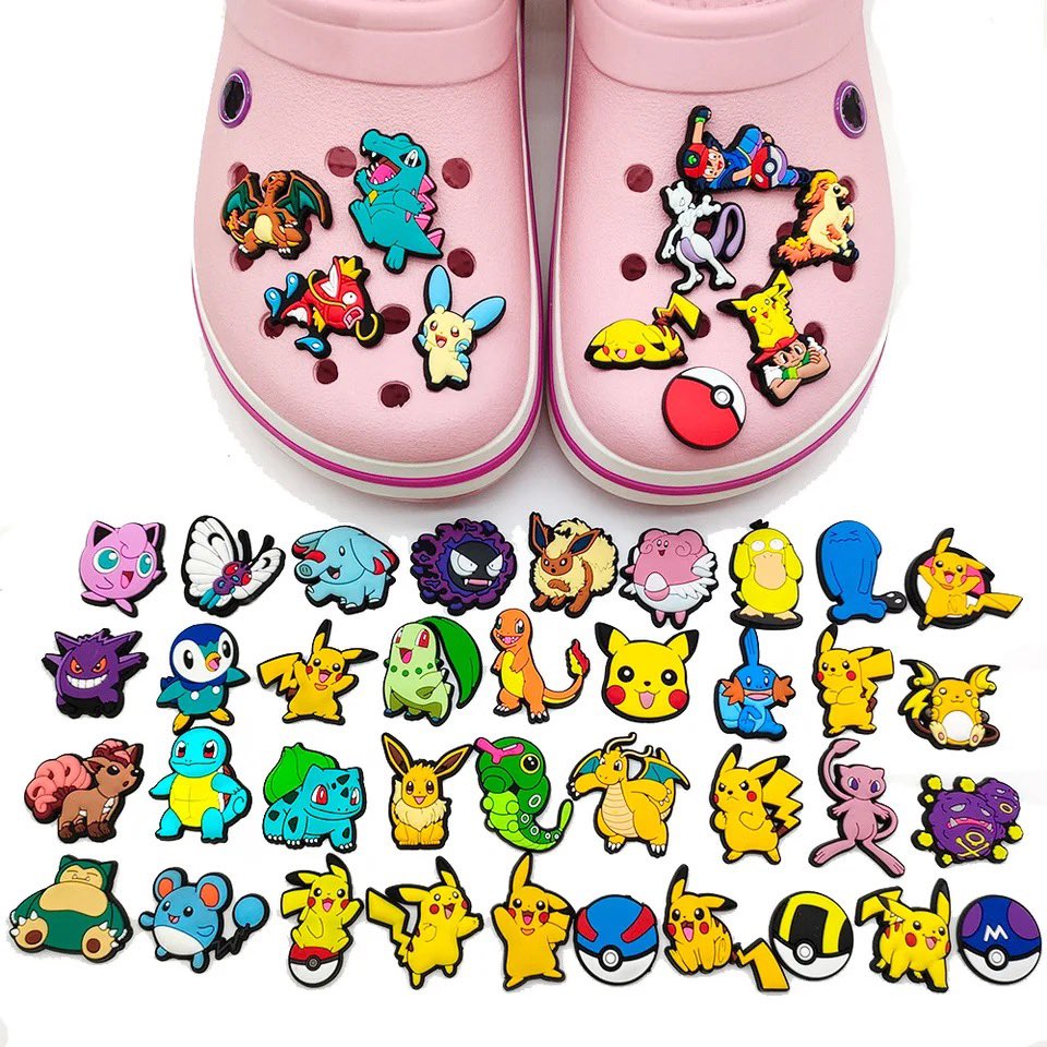 pokegmst's tweet photo. Pokémon Shoe Charms for Crocs

• 5,50€  20pcs

Get it here👇🏻 
https://t.co/hnEyPJaeT2 https://t.co/YRFCZmRV8P