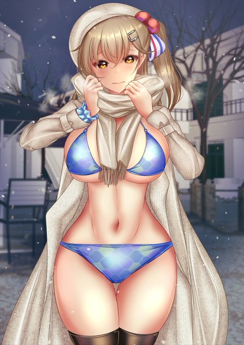 「雪の中水着撮影!?!?死ぬで!!!」
 「大丈夫だ!心頭滅却すれば火もまた涼しって云うだろ!」
「じゃぁ火ィくれ!!!!」 