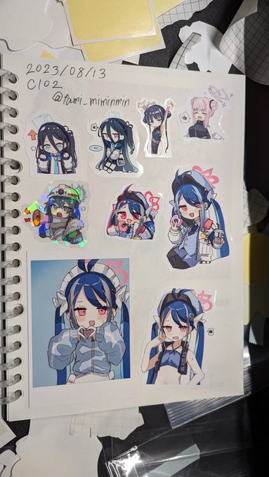 ステッカー好きすぎて何にも貼れなかったけどステッカーノートで運用することを決意 