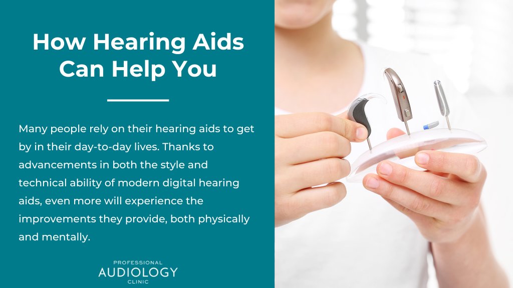 If you are suffering from hearing loss, there is a very good chance that modern hearing aids will be able to help you as well. Learn more about how modern hearing aids work on our blog post: bit.ly/45pRMGv

#HearingLoss #HearingAids #HearingImpairment