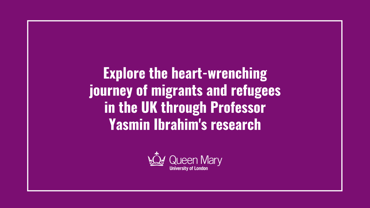 💔 Explore the heart-wrenching journey of migrants and refugees in the UK through Professor Yasmin Ibrahim's research. Her book sheds light on the challenges faced and the dehumanisation embedded in society over the last century. 🏠💼 qmul.ac.uk/busman/researc…