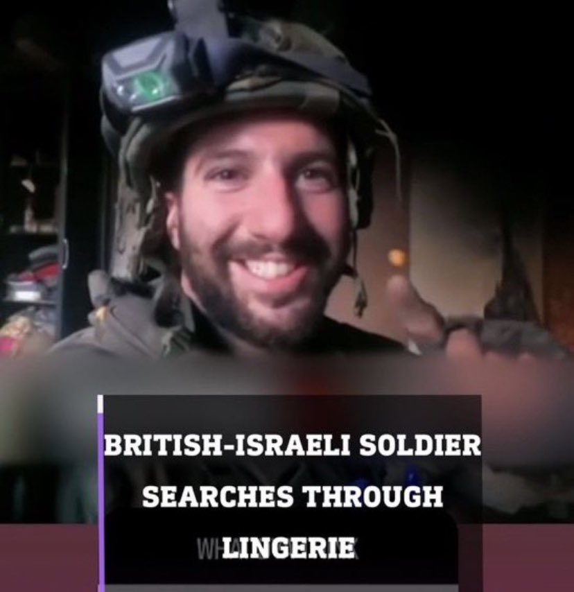 Levi Simon, the war criminal and IOF seen destroying homes in Gaza, has returned to Britain. He should be arrested immediately.