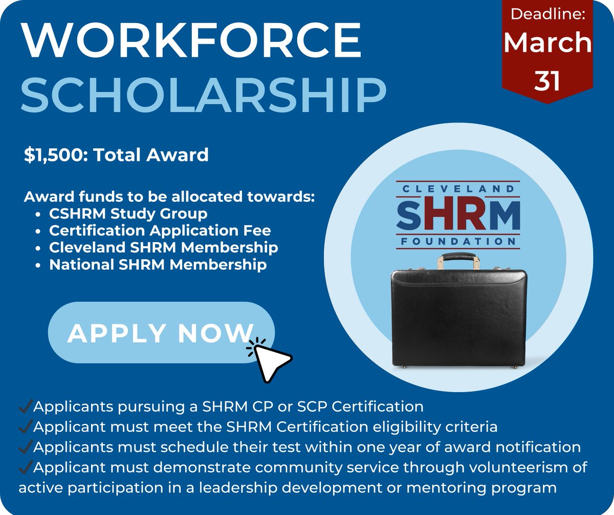 Cleveland SHRM Foundation tweet media