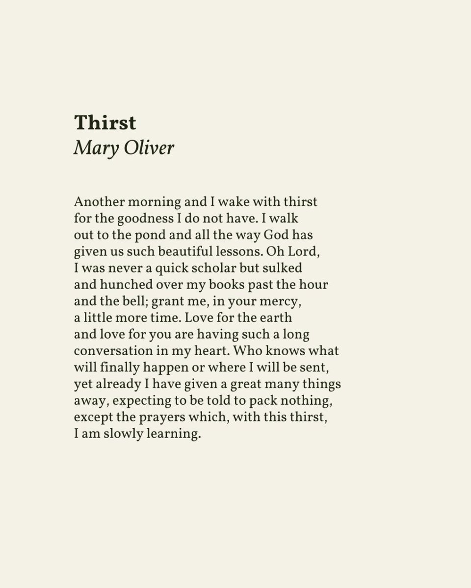 readalittlepoem's tweet photo. “Love for the earth / and love for you are having such a long / conversation in my heart.”

— Mary Oliver, from Thirst https://t.co/zM12pyGxrG