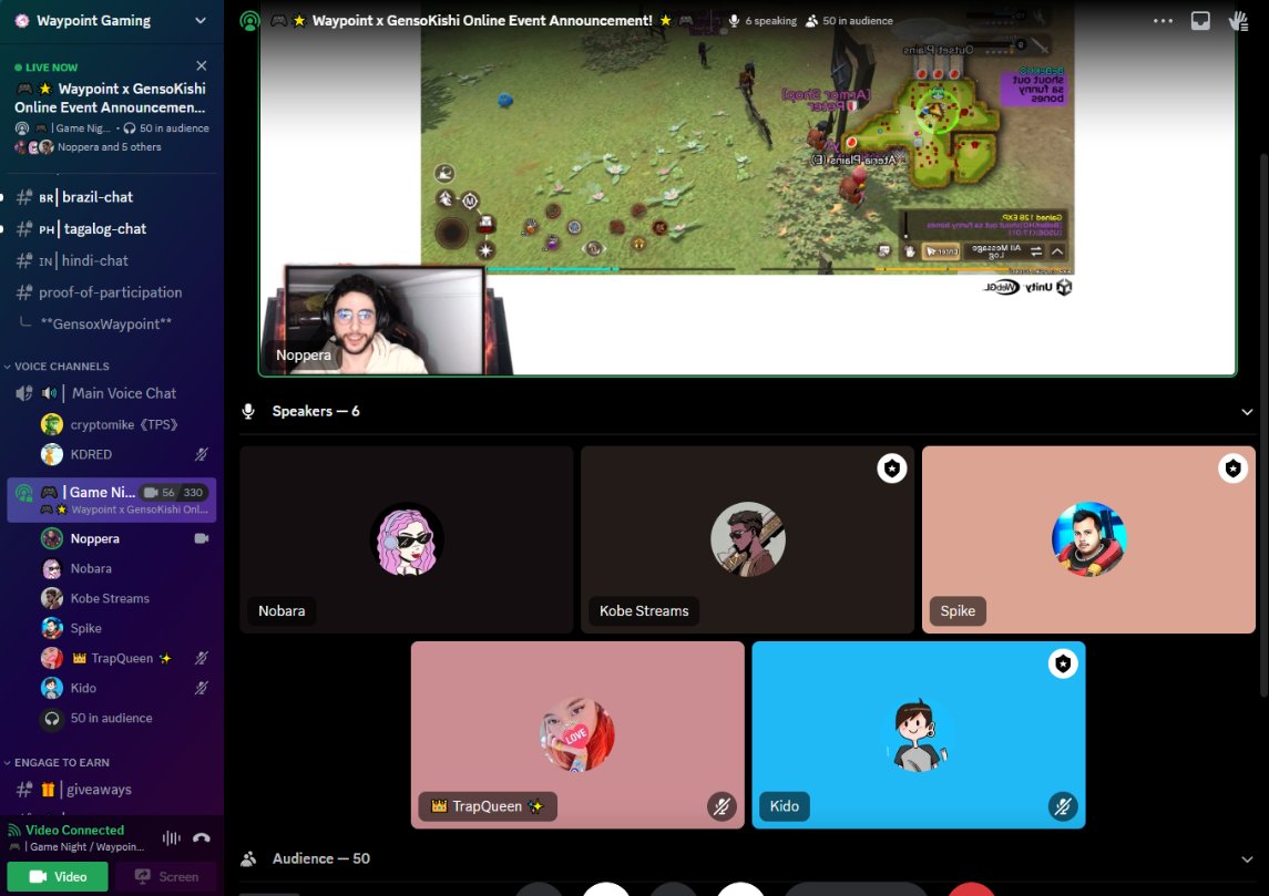 The <a href="/WaypointGaming_/">WaypointGaming_</a> x <a href="/genso_meta/">GENSO Meta</a> Game Night is now LIVE! 

We're giving away $1,500 in cash prizes! Join our Discord server linked in my bio. Come compete, have some fun, and win prizes!