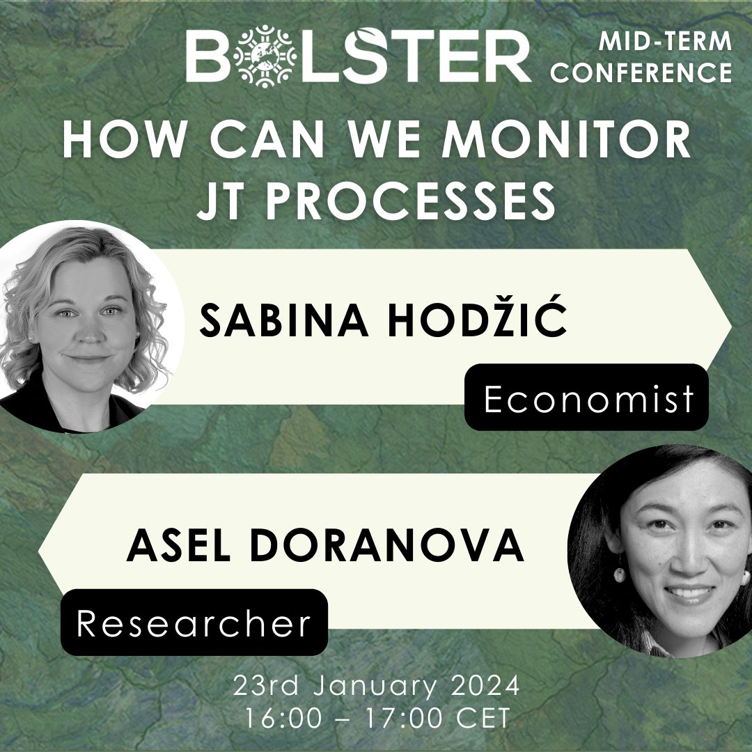 On January 23, the day will end with Sabina Hodžić & @asel_doranova, who will share How can we monitor JT processes Hodžić is an Associate Prof. at the @UniRijeka @THMjournal, & Doranova is a Researcher at @TilburgU and BOLTER's coordinator tinyurl.com/ysdfa76v