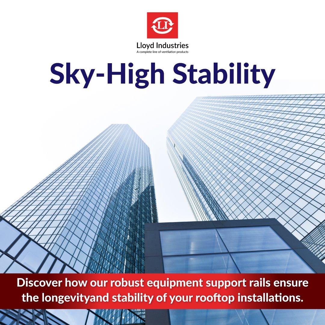 The backbone of your rooftop equipment: our robust equipment support rails. Learn how they provide stability and longevity to your rooftop installations. 

firedamper.com/product-catego…

#EquipmentSupport #RooftopStability #StructuralSupport
