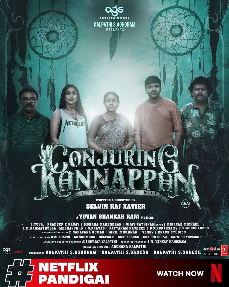 #ConjuringKannapan now streaming on Netflix in Tamil, Telugu, Malayalam, Kannada!

#NetflixPandigai