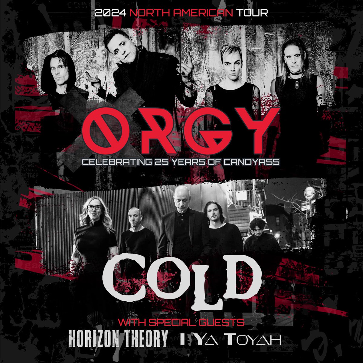 JUST ANNOUNCED 🔥 
<a href="/OrgyOfficial/">Orgy Music Official</a> + <a href="/Cold/">COLD</a> 2024 North American Tour 
📅 April 16th 
🎫 On Sale Friday | 10am 
blacksheeprocks.com
