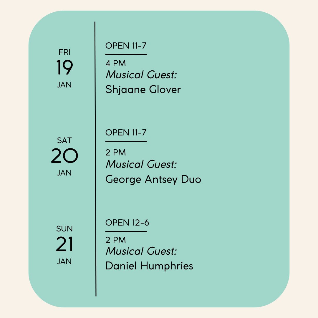Get ready for an amazing weekend at the Tap Room! Start your weekend with tunes from Shjaane Glover on Friday, George Antsey Duo jamming out on Saturday, and Daniel Humphries closing out the weekend on Sunday! 🍻 #SideLaunch