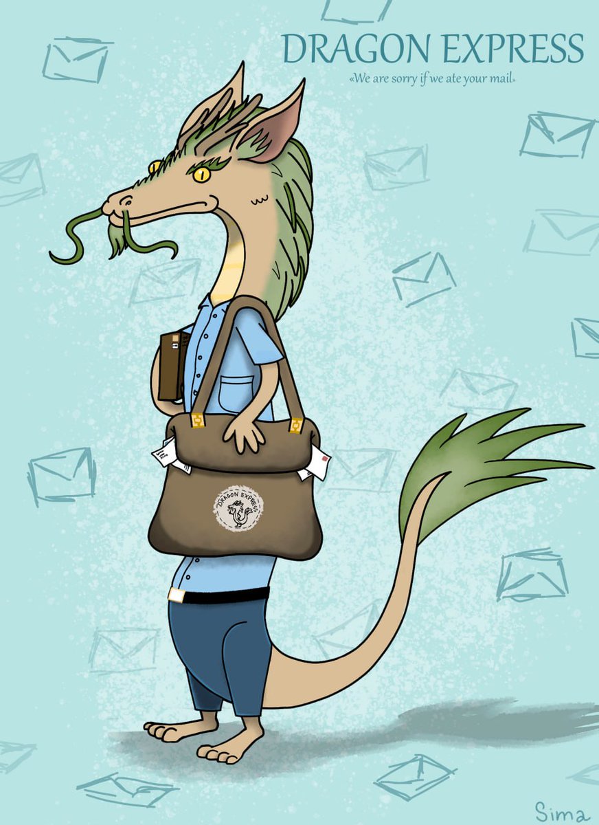 SerafimaTrend's tweet photo. His name is Snuggles, he is actually pretty slow and snacks on letters sometimes) 🐉
#dragon #dragondrawing
#artistontwittter #characterart #DigitalArtist https://t.co/BvHFhDAYB1