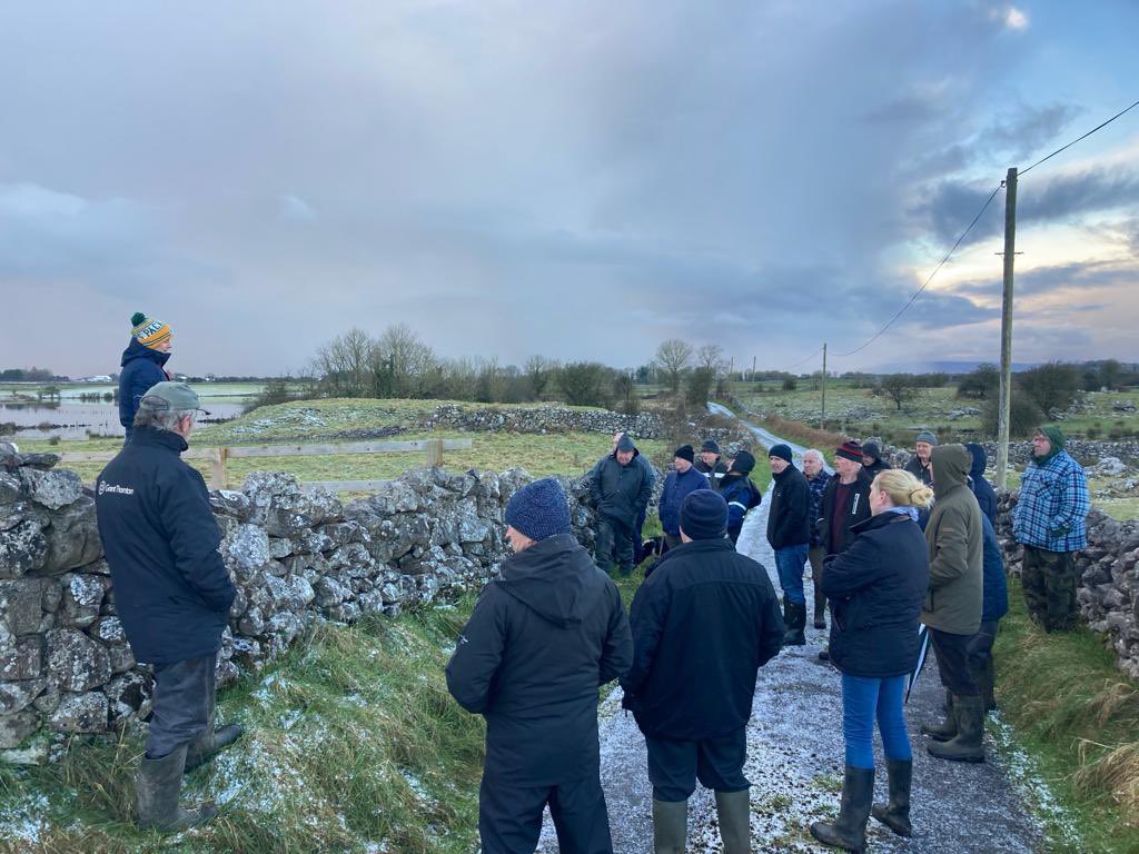 Thanks to Dr Helen Sheridan @ucdagfood for her talk to farmers in Cregduff on turloughs, important water features in this @teagascmayo catchment