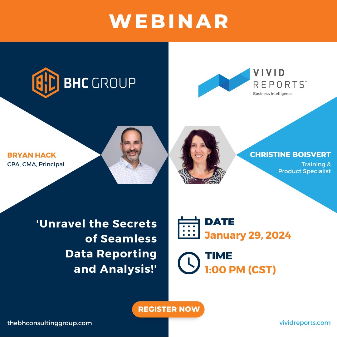 GroupBhc's tweet photo. Don't miss this exclusive opportunity to refine your skills and elevate your year-end operations. 

Register now for expertise and practical tips!

https://t.co/hBPEMksi1M

#financialreporting #financalanalysis #bhcgroup #Webinar #DataAnalysis #vividreports #Excel https://t.co/7kw1PJvumV