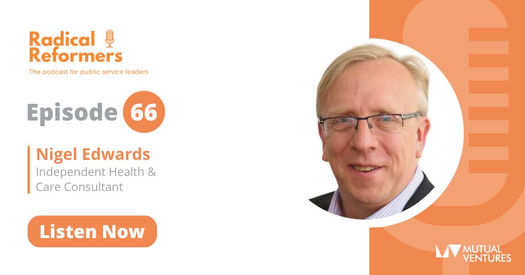 🎧 New #RadicalReformers #podcast episode: @aglaird explores with @nedwards_1 the current state of our #health & #care services and the possibilities that lie ahead. A very timely listen as we navigate immense pressure & structural change bit.ly/4bbvGLM #PublicServices