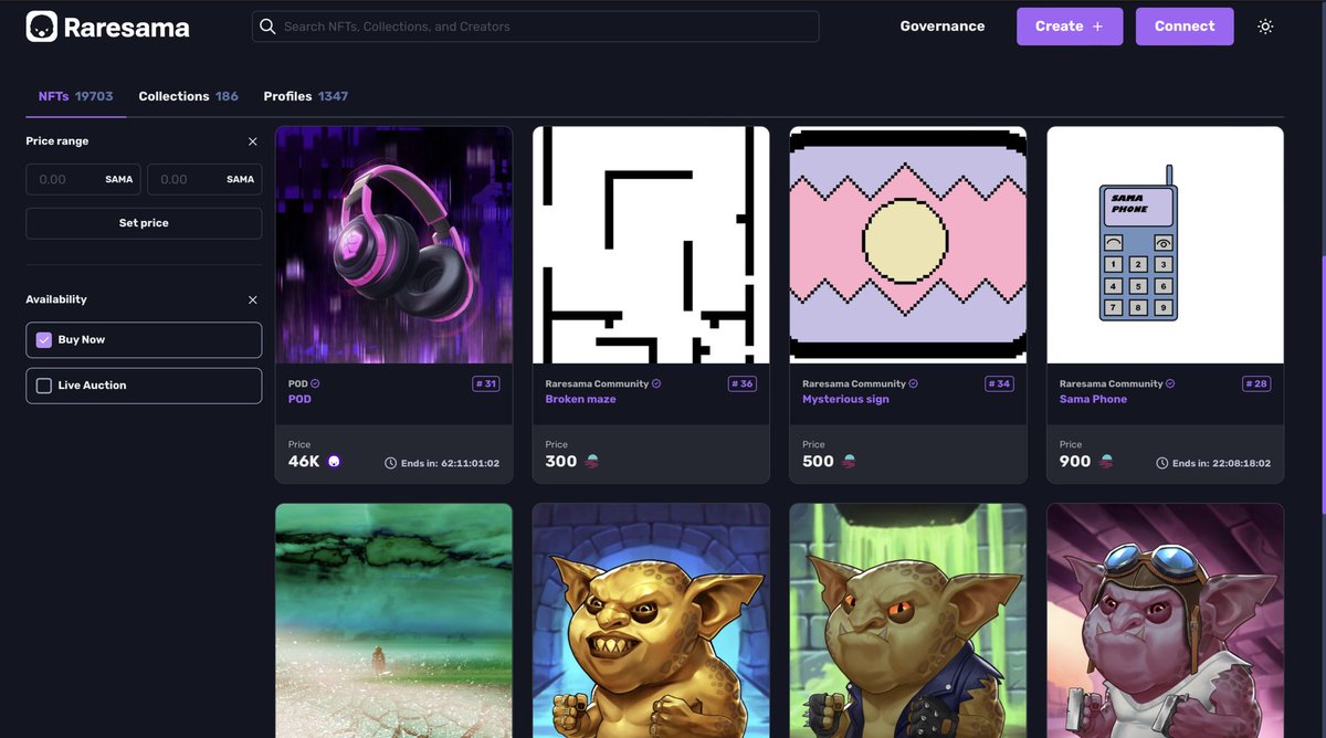 As we prepare to launch <a href="/RaresamaNFT/">Raresama - NFT Marketplace</a> on <a href="/zksync/">ZKsync (∎, ∆)</a> and other chains, we've added new multi-chain features to streamline your experience.

You can now view all the collections from multiple blockchains on the same page!