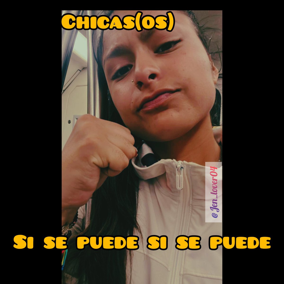 Jen_lover04's tweet photo. Chicas(os)  si se puede si se puede 💛 #MemesDeVivi #viviliebers #vivistas #ViviAcevedo https://t.co/WFQV1uSk97