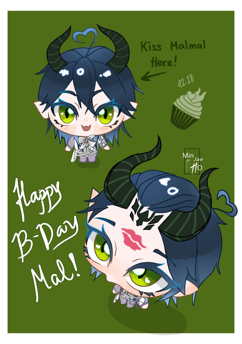 min_jaeho's tweet photo. マレウス様お誕生日おめでとうございます！💚*｡ Happy birthday Malleus my pookie wookie sweetcake sugarplum bebi, ily! 💚

#マレウス・ドラコニア生誕祭2024
#マレウス・ドラコニア誕生祭2024 https://t.co/leOqrqHaB2