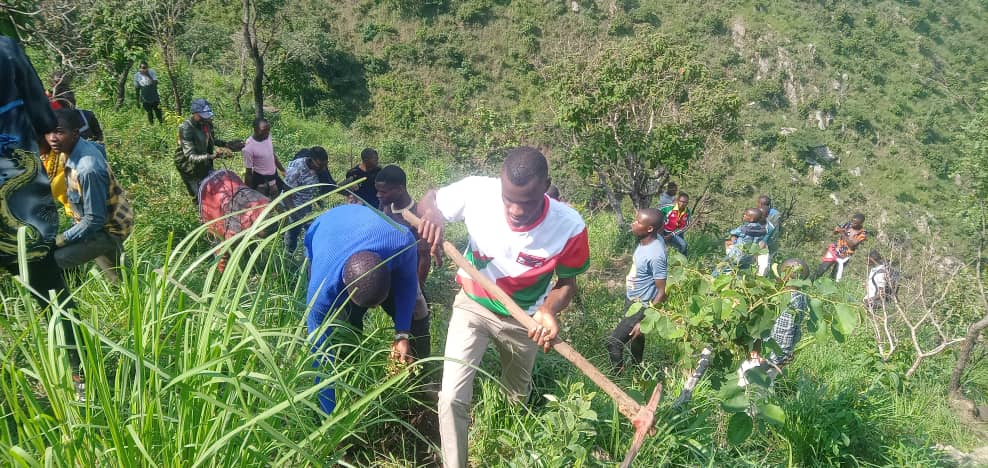 CnddFddBuhumuza's tweet photo. #Burundi Kuruno musi igenekerezo rya 17/1/2024 Umukuru w'umuhari w'Imbonerakure mu ntara nziza ya #Buhumuza yasanze kubikorwa Imbonerakure zo muri komine yagutse ya  #Ruyigi aho bariko batera ibiti k'umutumba wa #Mpungwe.
@CnddFdd 
@R_Ndikuriyo 
@DorianeMunezero https://t.co/2PcSqnql5Z