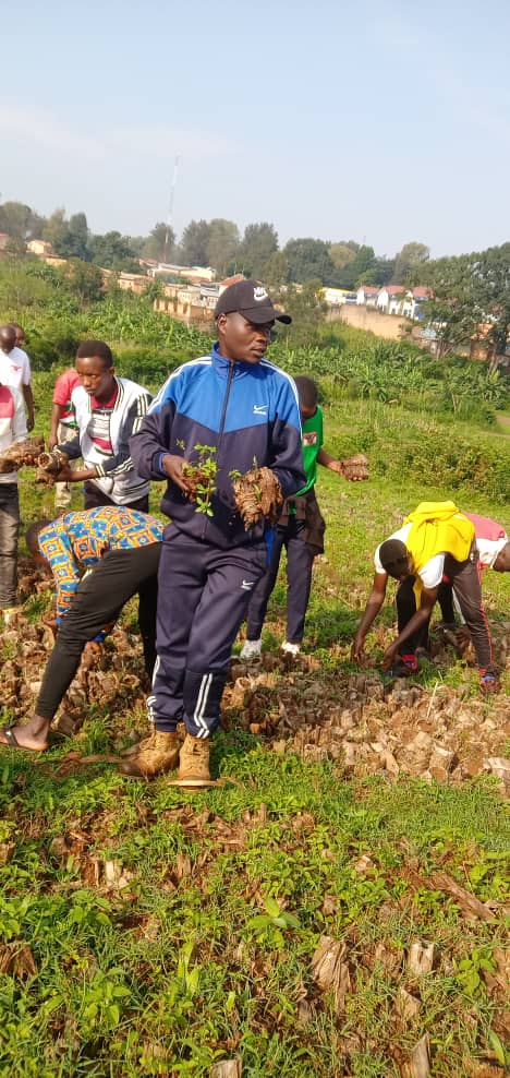 CnddFddBuhumuza's tweet photo. #Burundi Kuruno musi igenekerezo rya 17/1/2024 Umukuru w'umuhari w'Imbonerakure mu ntara nziza ya #Buhumuza yasanze kubikorwa Imbonerakure zo muri komine yagutse ya  #Ruyigi aho bariko batera ibiti k'umutumba wa #Mpungwe.
@CnddFdd 
@R_Ndikuriyo 
@DorianeMunezero https://t.co/2PcSqnql5Z