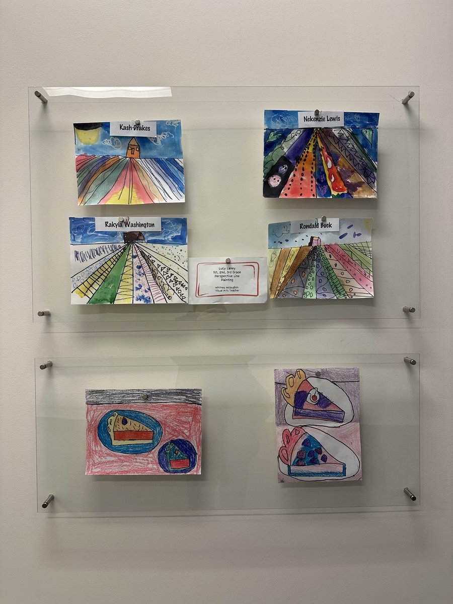 When you’re at the Davis Center for a finance committee meeting on a very cold, dark winter evening, but you’re greeted by art work from the amazing students at <a href="/MPS_LucyLaney/">Lucy Laney Community School</a> 🤩