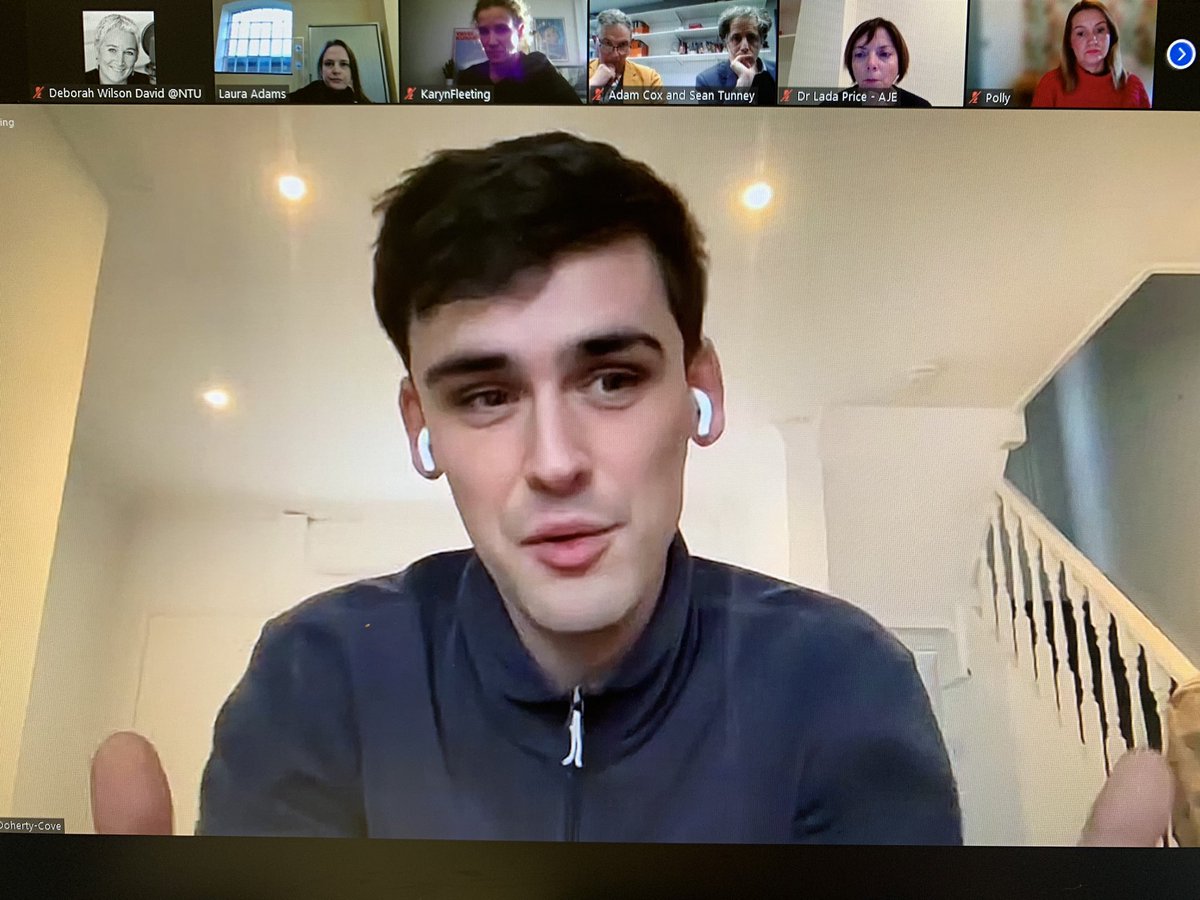 A great start to our Association for Journalism Education virtual winter conference on AI: Challenges and opportunities in journalism education. Discussing impact on the industry and on pedagogy. Speakers include Head of Editorial AI at Newsquest @JodyyDC. @TheAJEUK
