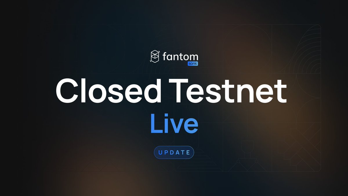 The #Fantom Sonic closed testnet is live again ✅

So far, the testnet has mainly processed transactions that resemble real traffic, composed of token transfers, mints, and swaps, which has allowed us to showcase the performance of Sonic in conditions that represent actual usage.