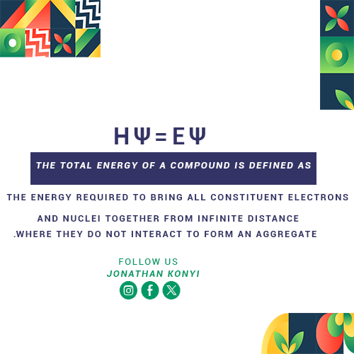 JonathanKONYI2's tweet photo. #DFT|#quantumphysics|#MaterialsScience|What is the definition of the Energy from Schrodinger Equation. https://t.co/JE1h8v4b3v