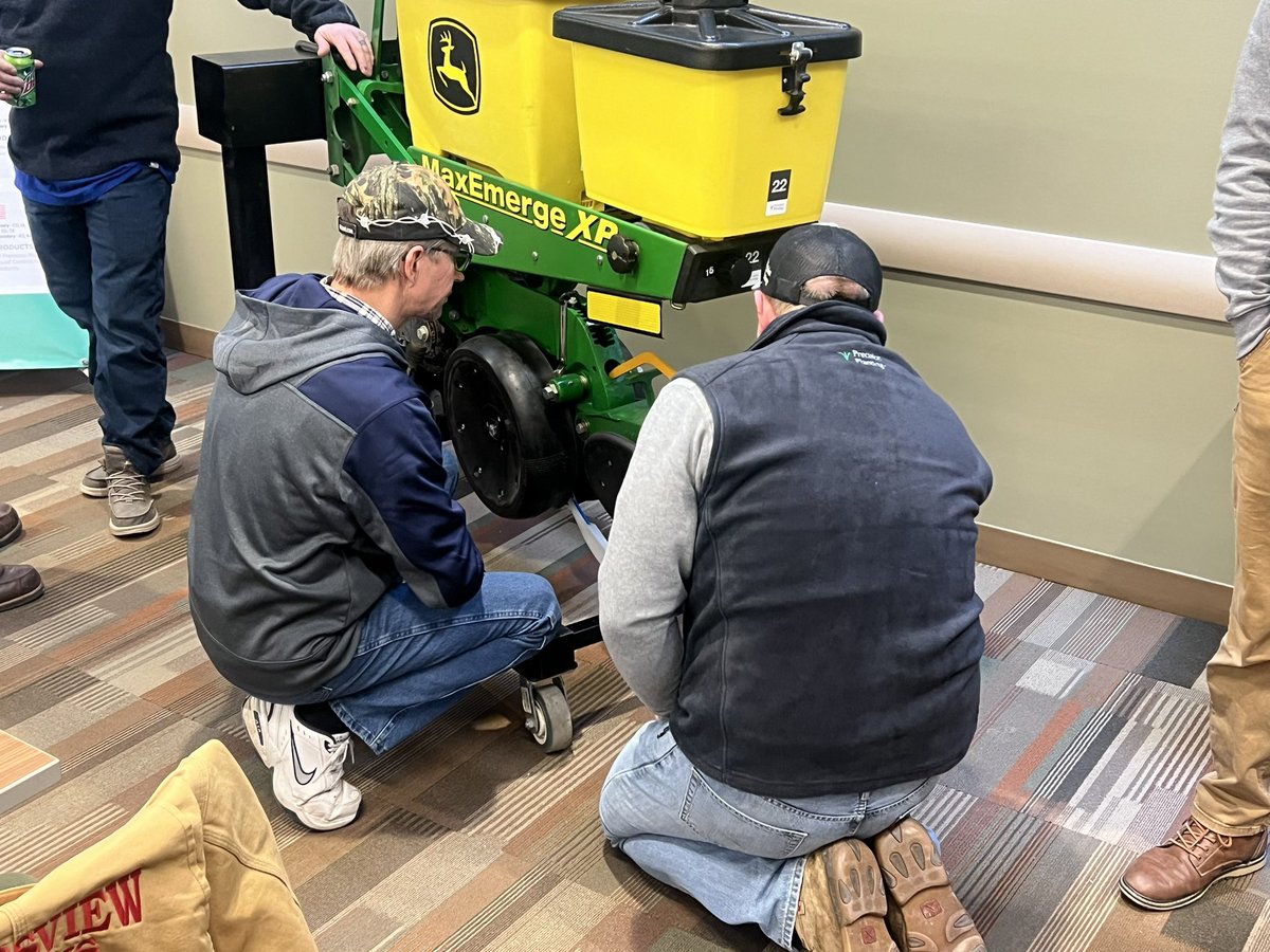 Lake effect snow and well below zero wind chills didn’t prevent these farmers from joining us at <a href="/PrecisionPlant/">Precision Planting</a> Winter Conference in St. Johns, Michigan! #PPWC24
