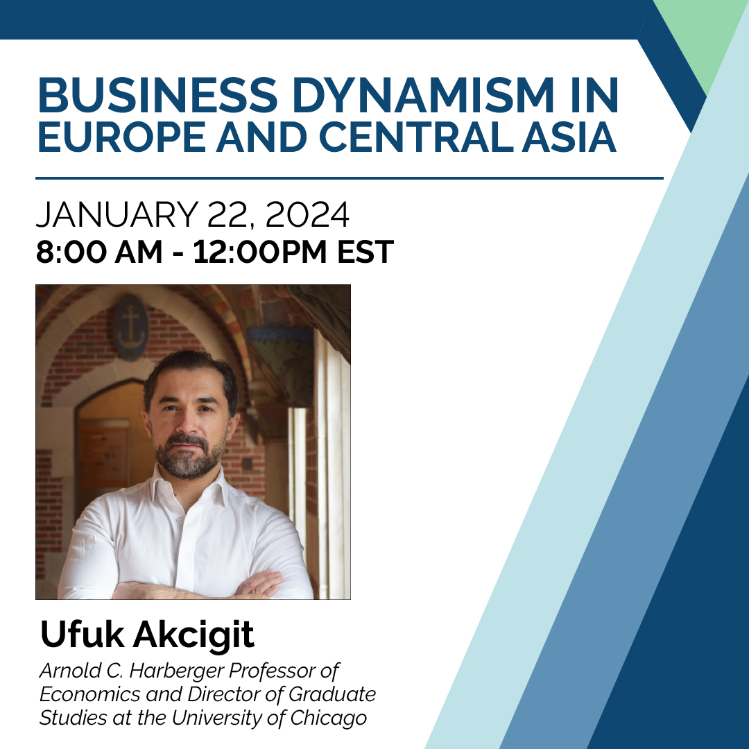 How can emerging market and developing economies in Europe and Central Asia boost productivity, innovation, and entrepreneurship? Register for our virtual event where @UChicago's @ufukakcigit will and others will discuss business dynamism in the region: wrld.bg/aMMZ50QqTX1