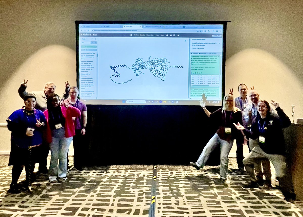 That’s right! AlphaFold is coming to <a href="/galaxyproject/">Galaxy Project</a>! Soon anyone anywhere will be able to fold and analyze the structure of nearly any protein completely for free! Many thanks to @thesteinegger et al for working with us to deploy their optimized ColabFold implementation.