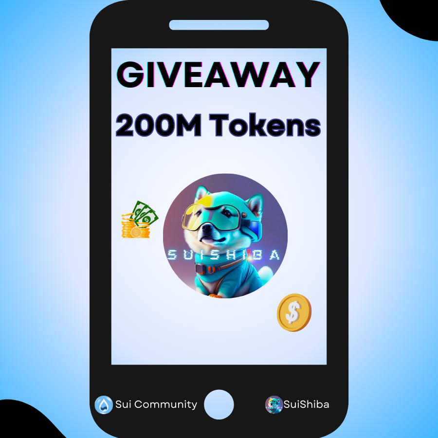 Community_Sui's tweet photo. It's time for the #Giveaway Campaign!

One of the first #memecoin on the Sui ecosystem! We're giving away 200M tokens $SUISHIB for the community!

▪️ How to win👇
1⃣ Follow @suishibatoken & @Community_Sui
2⃣❤️ & Repost
3⃣ Tag 3 friends & drop your #Sui wallet address below

⏰ 48 hours

#Sui #SuiCommunity #NFT