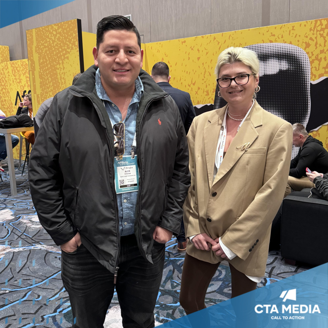 cta_media's tweet photo. Day 2 of #ASW24 was unforgettable 🔥

We loved connecting on new marketing approaches with Alex Chavez of @safecredit.

Schedule a time to meet 👉 info@ctamedia.net

Let’s talk shop about the latest trends in #performancemarketing and more! 

#ASW @affiliatesummit https://t.co/wNHam9EAso