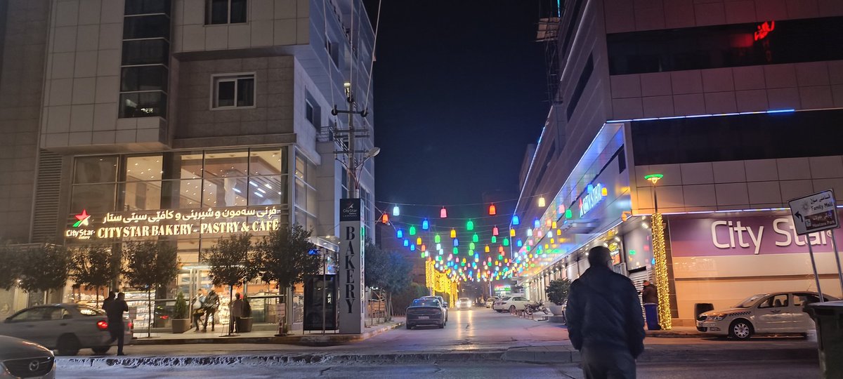 سلێمانی گەڕەکی عەقاری شەوێکی ئارامیی زستان