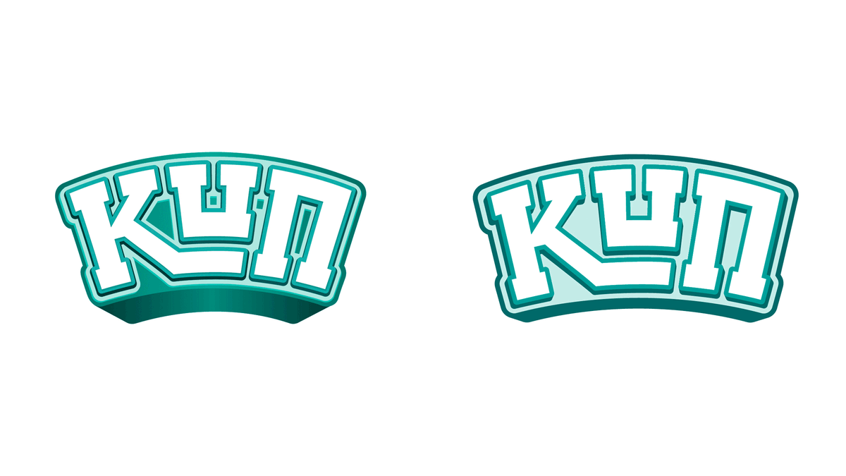 Today on Brand New (Reviewed): New Logo and Identity for Kun by M — N Associates underconsideration.com/brandnew/archi…
