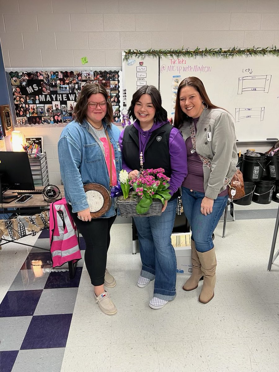 Rookie Teacher of the Year!! Blessed is an understatement! Im so thankful to be at a school that supports me and my ideas! 💜🤘🏻 #MRHS #ILoveMortonRanch #KatyISD #FFA #TeamMav