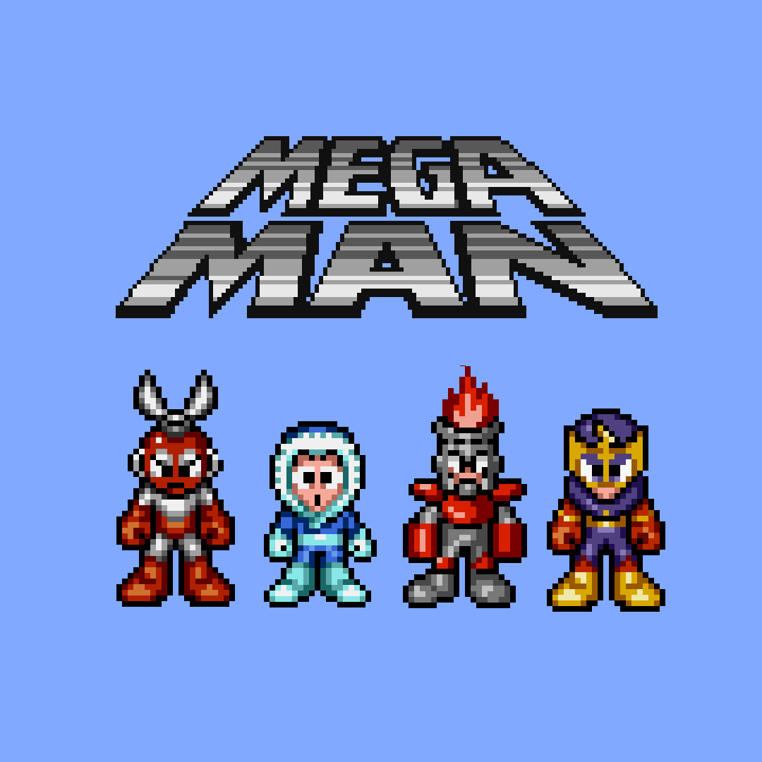 jaexmell_'s tweet photo. Mega Man GB
#pixelart #ドット絵 https://t.co/HpcPUA6db8