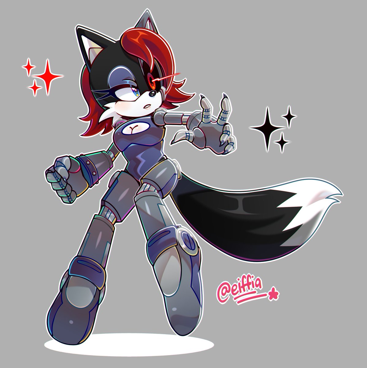 For <a href="/Ava_The_LavWolf/">Ava the Purple Wolf</a> of their character Joanna! ✨ Being half robot is such a cools idea and she has such a sweet design omg,, 👌♥️♥️

Thank you so much! 🙏✨

#sonicoc
#sonicfc
