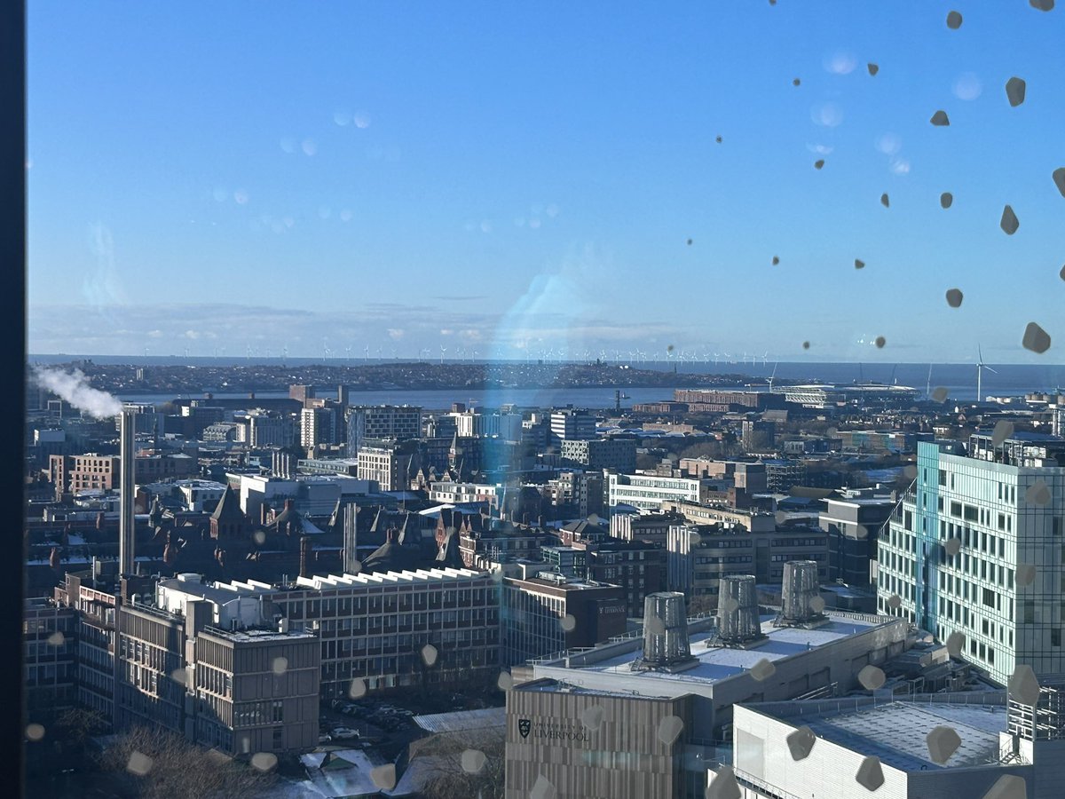 drlaurarandle's tweet photo. Great view from The Spine to accompany the fabulous talks at @LivUniISMIB research day #whatsnow? https://t.co/zby3a2Xn0T