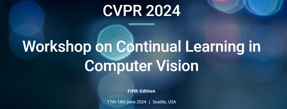 🌟 Exciting News! 🌟

📢 CLVISION is back for its 5th edition at #CVPR2024 in Seattle! 🚀 Join us for one of the world's largest gatherings on Continual Learning.

🗓️ Submit your work by March 1st, 2024.

🔗 Details &amp; more 👇
sites.google.com/view/clvision2…