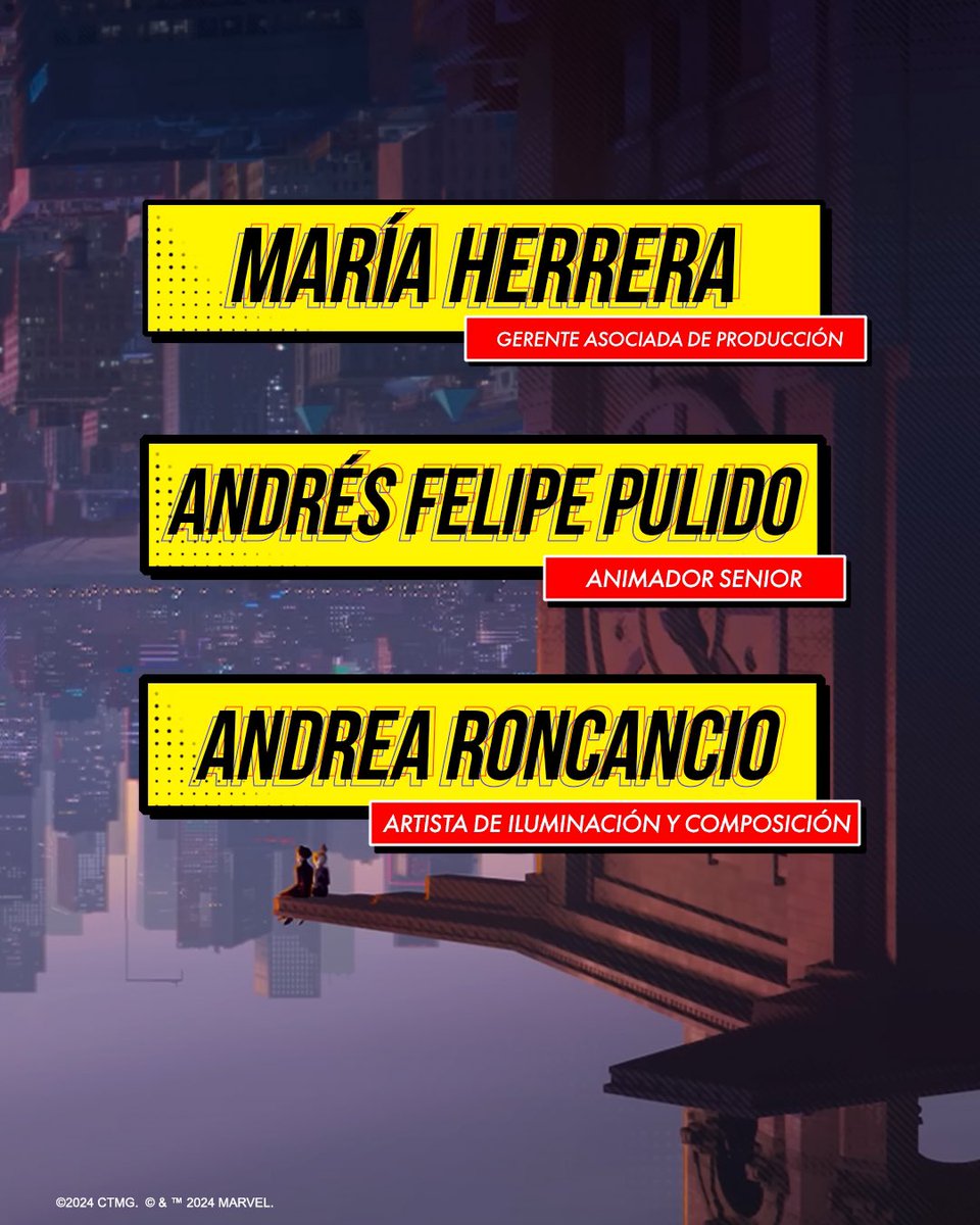¡En este multiverso celebramos el talento colombiano en el mundo de la #animación! 🇨🇴 Y esto si que no es ficción 👀 porque en la temporada de premios🏆 les presentamos a quienes siguen haciendo historia con #SpiderMan: A Través del #SpiderVerso.