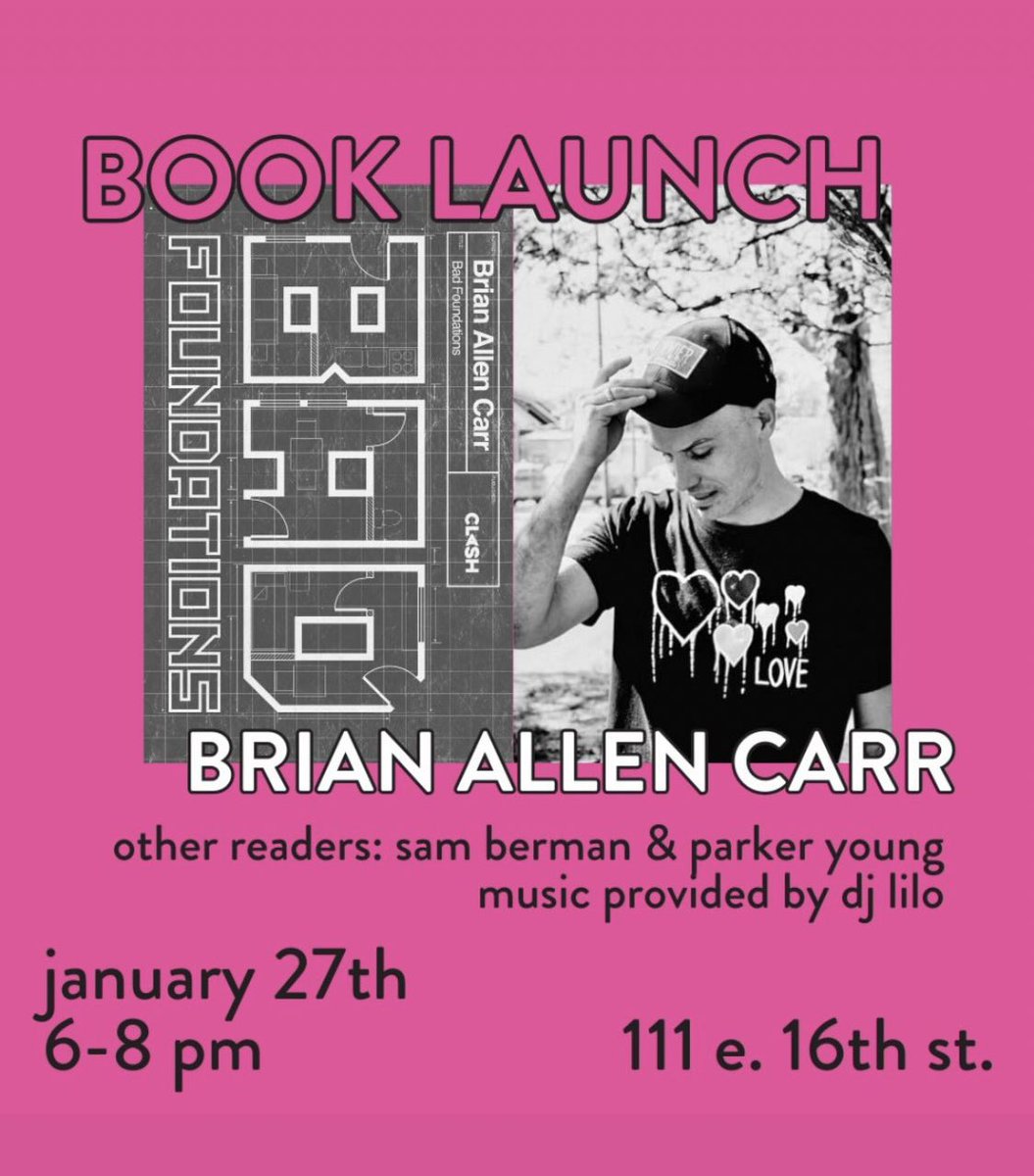 Parker Young (@parker_w_y) on Twitter photo Driving with <a href="/Taylorbabe411/">Sammy Berman</a> down to Indianapolis soon to celebrate Brian Allen Carr’s new book, Bad Foundations! See you there Driving with <a href="/Taylorbabe411/">Sammy Berman</a> down to Indianapolis soon to celebrate Brian Allen Carr’s new book, Bad Foundations! See you there