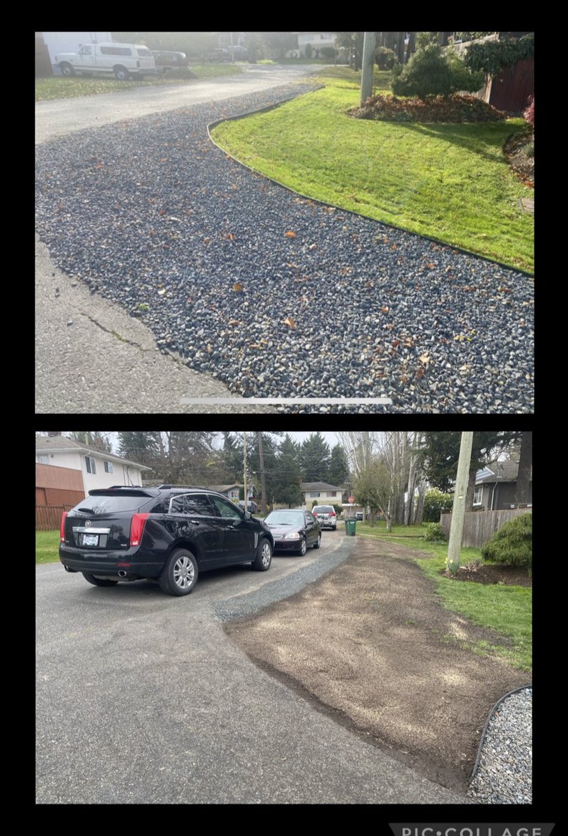dan_landscaper's tweet photo. Jan #snow days like this we #Thank the 2 #PublicWorks men sent to reduce road safety by excavating safe crush boulvrd over #Politics yet saw #Truth went against Harley/Dave & Doug to #Repave our street & #watercourse curbs & were fired 4 doing right thing @saanich our #Reality https://t.co/ffIAftRoUN