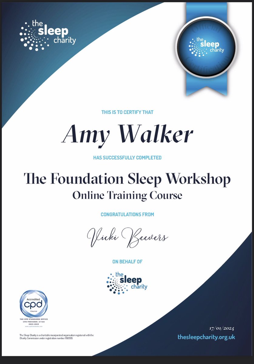 Well what about this.. I’m apparently now capable of saying yeah my son has sleep problems 😂 ps. They got my name wrong 🤦🏻‍♀️ #parentingcourses
