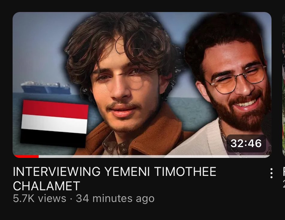 hasanthehun's tweet photo. i interviewed the yemeni “pirate” yesterday and all he cares about is freeing palestine! turns out, he’s not a part of any militancy according to him and is 19. spent most of his life being bombed. says he welcomes all who defend palestine no matter their background. up on my yt. https://t.co/ySpSLS0SOh