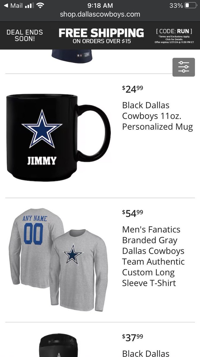 APTanDC1's tweet photo. Why did this make me cry and laugh ?!🤣😭 what if… Jimmmmmmmy!! Lol - *that email always gets me😁And y’all already know how I feel- 
I STILL love DEM BOYZ!!! My team for life man- just letting y’all know where I stand  🤣 I DID haveFUN this season 😉💯 #CowboysNation stay💪 https://t.co/tDykaB4VEy