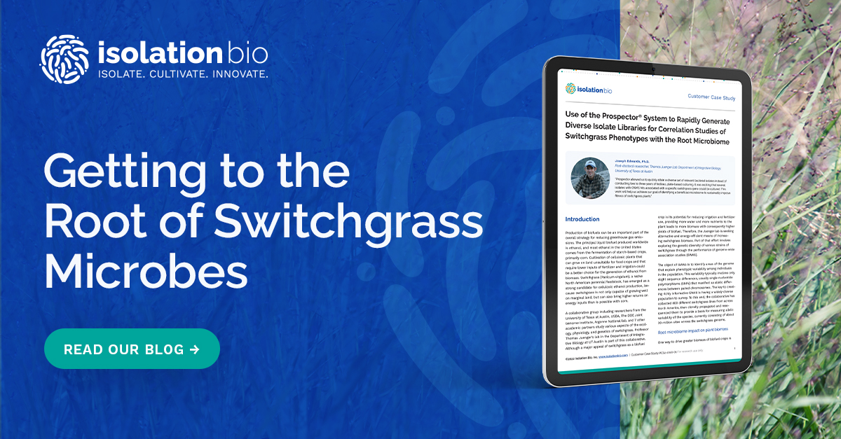 IsolationBio's tweet image. Is it possible to alter the microbial populations within the soil and roots of switchgrass to increase plant biomass for biofuel production?

Learn how microbiome research is being fueled by the Prospector® in our new blog: 

isolationbio.com/study-of-the-s…

#RootMicrobiome #Biofuels