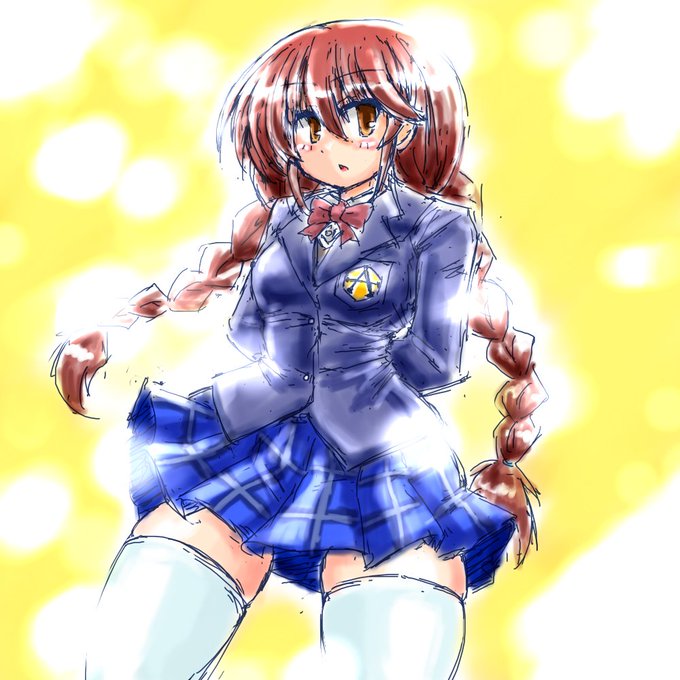 今日のらくがきニーソ|ω゜) 